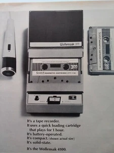 Wollensak Tonbandgerät Printwerbung Original Vintage 1966 3M 4100 Rochester NY - Bild 1 von 10
