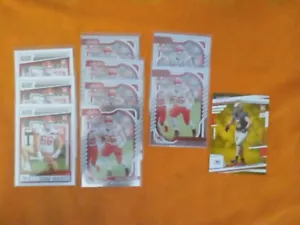 10x George Karlaftis NFL Rookie Card Lot DE kansas City Chiefs Parallel - Picture 1 of 10