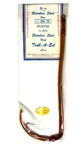 Jeros Tackle Scotchman Troll-A-Eel Natural Mustad Size 8/0 Stainless Surge Hook - Picture 1 of 20