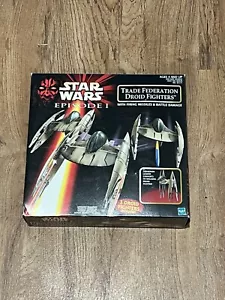 Star Wars Episode 1 TPM Trade Federation Droid Fighters mit abfeuernden Raketen - Neu in OVP - Bild 1 von 8