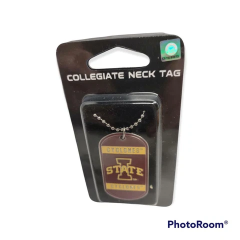 Iowa State Cyclones 17" dog tag Neck Tag Necklace Cover