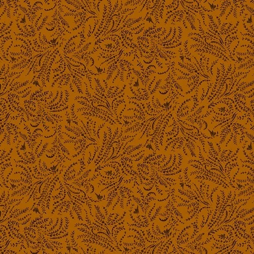 Scrap Basket Favorites Orange Birds and Toile Kim Diehl for Henry Glass 1/2 Yard - Image 1 of 1