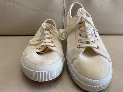 Superga Velvet Sneakers Skate Shoes Womens Size 6.5 Pearl S00DJR0 - Изображение 1 из 4