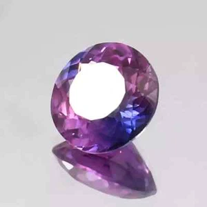 12x6 mm Natural Ceilán Rosa Púrpura Color Taaffeita Forma Redonda Piedra Prec... - Imagen 1 de 8