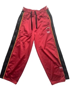 ZipWay NBA Pants Mens 2XL Miami Heat Basketball Vintage Full Zip Away Athletic - Picture 1 of 7