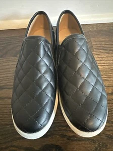 NUEVAS ZAPATILLAS SIN CORDONES BRASH NEGRAS ACOLCHADAS IMITACIÓN CUERO "CRAVE" 168218-D15 - 8 - Imagen 1 de 8