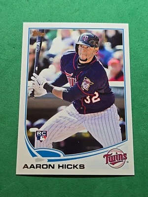 2013 年 Aaron Hicks 新秀 RC Topps #346 — 第 1/2 张图片