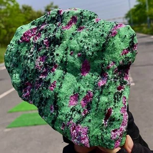3.22LB Natural green Ruby zoisite (anylite) crystal Chakra mineral Energy - Picture 1 of 21