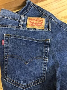 Levi's 505 normale Herrenjeans 38x30 blau mittelwasch gerade Baumwolle - Bild 1 von 10