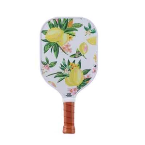 Double Sided Pickleball Paddle - Lemon/Pink Dash - Picture 1 of 5