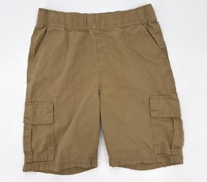 The Childrens Place Short Boys 7 Brown Bermuda Chino Khaki Flat Front  - Picture 1 of 9