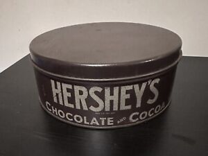 1981 HERSHEY'S CHOCOLATE and COCOA Tin Container Reproduction From Early 1900s