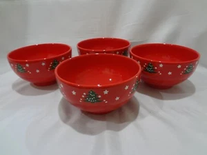 Waechtersbach Christmas Tree - Set of 4 Cereal Bowls - Picture 1 of 7
