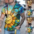 Comfortable Men's T Shirts 3D Print Stylish and Versatile Multiple Sizes