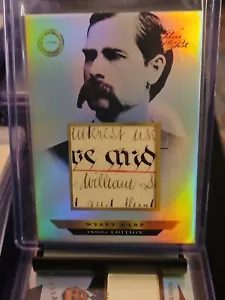 2023 PIECES OF THE PAST 1800'S EDITION HAND WRITTEN RELIC WYATT EARP - Picture 1 of 5