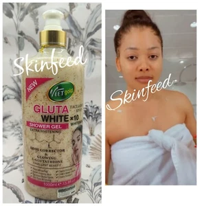 Veet Gold gluta white face body corrector glowing shower gel - Picture 1 of 2