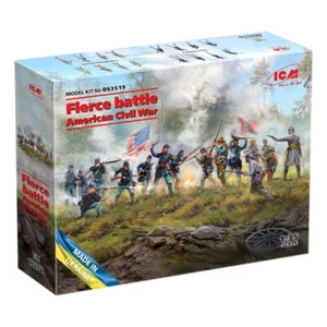 ICM DS3519 Plastik Modellbausatz Figuren Scale 1/35 Fierce Battle American Civil War - Bild 1 von 7