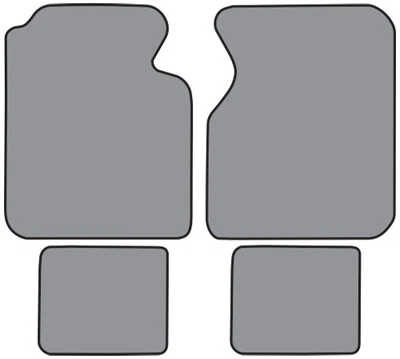 1961-1969 Lincoln Continental Loop Carpet Logo Floor Mat 4pc - Image 1 of 2