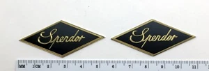 Spendor Speaker Badge Grill Emblem Engraved Solid Brass Pair  - Picture 1 of 6
