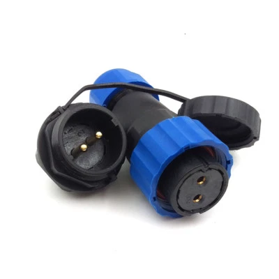 SD20, 2Pin Waterproof Connector, IP68 Power Plug 25A 250V Solder wire Connectors - Image 1 of 4