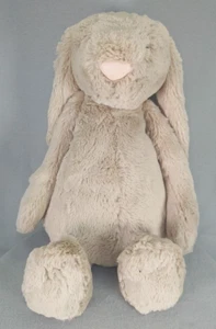 Jellycat Bashful Bunny Rabbit Plush 20 Inches Huge Large Big Tan Beige Easter - Picture 1 of 12