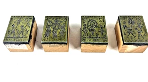 Vintage Druckblöcke Lot 4 60er Jahre Niederlande Briefmarken - Bild 1 von 8