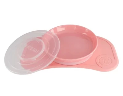 Twistshake Click Mat Klickmatte Mini Teller Platzset sicher & schadstoffrei rosa - Bild 1 von 4