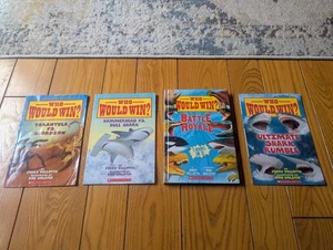 4 Stück Wer würde gewinnen? Bücher von Jerry Pallotta Set Hardcover und Taschenbuch - Bild 1 von 1