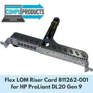 HP ProLiant DL20 Gen9 Server PCIe X8 Riser Assembly P/N: 823798-001 811267-001 - Picture 1 of 4