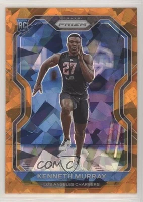 2020 Panini Prizm Rookie Orange Ice Prizm Kenneth Murray #327 Rookie RC - Image 1 of 2