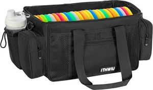 Bolsa de almacenamiento de disco de golf duradera de gran capacidad 14,5 X 10,2 X pulgadas, negra - Imagen 1 de 7