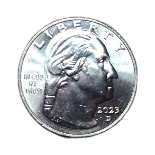 ERROR - 2023 D - Jovita Idar Women's Quarter  Reads “In Cod We Trust” Cross Mark - Image 1 of 2