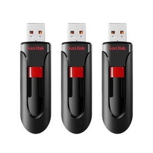 SanDisk 32GB Cruzer Glide USB Flash Drive - 3-pack - Photo 1/7