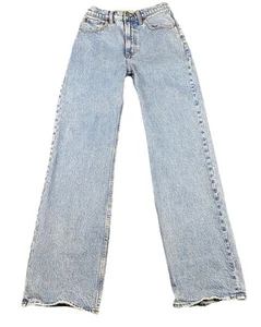 Jeans donna abercrombie fitch anni 90 relaxed vita alta LT blu 25/0R (veste 26/30) - Foto 1 di 9