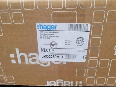 HAGER JKD2250MID Pulsed Modbus MID Meter Ext Box - Image 1 of 2