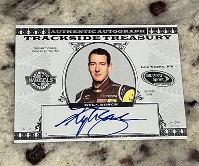 2008 Wheels American Thunder Trackside Treasury Autographs Kyle Busch  - Image 1 of 2
