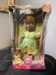 My First Disney Princess Doll Tiana Princess e la Rana Nuova 15" - Scatola Danneggiata - Foto 1 di 8