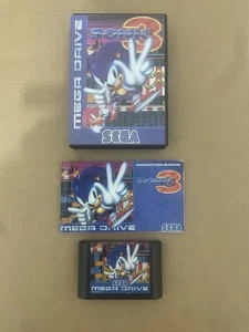 Sega MegaDrive Sonic The Hedgehog 3 CIB Pal Version Boxed Fast Despatch Next Day - Picture 1 of 22