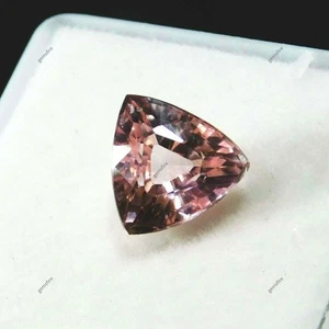 Zafiro Padparadscha Natural 7 Quilates Corte Trillón Piedra Preciosa Suelta CERTIFICADA - Imagen 1 de 8