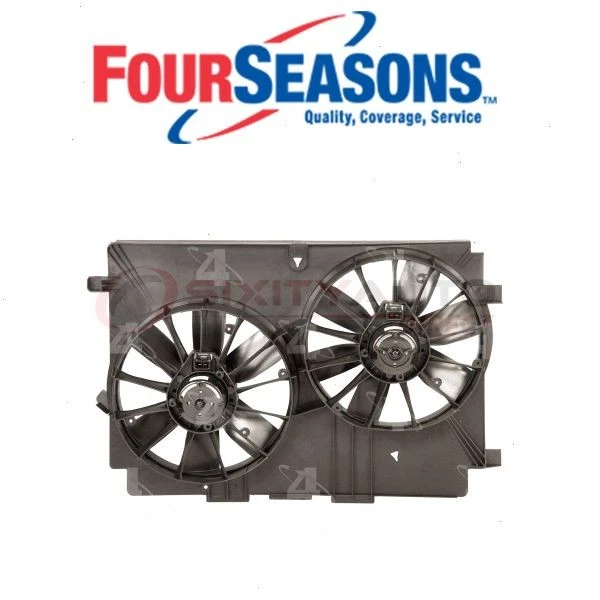 Four Seasons Dual Radiator & Condenser Fan Assembly for 1998-2004 Chevrolet uv - Изображение 1 из 4