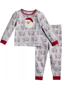 Mud Pie Baby Boy/Girl Christmas with Santa Pajama Set Size 12-18 month NEW - Picture 1 of 4
