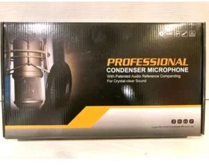 ALPOWL Black BM-800 Condenser Microphone Kit Bundle with Live V8 Sound Card - Picture 1 of 5