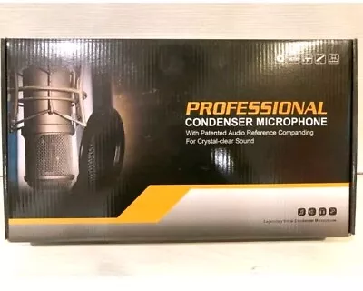 ALPOWL Black BM-800 Condenser Microphone Kit Bundle with Live V8 Sound Card - Image 1 of 4