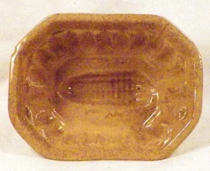 Yellowware Food Mold Corn Jelly Pudding Yellow Ware Antique Victorian As Is #3 - Picture 1 of 7