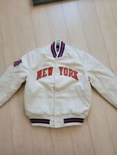 Kith Golden Bear Foryork Knicks Varisty Jacket Sandrift from Japan