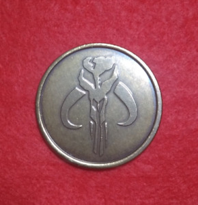 The Mandalorian MYTHOSAUR SKULL emblem coin medallion Disneyland exclusive