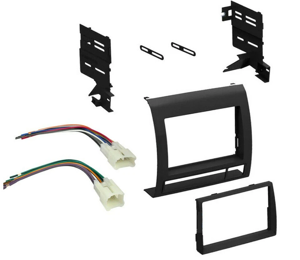 2005-2011 Toyota Tacoma Double DIN Car Radio Stereo Dash Kit with Harness Combo - Image 1 of 1