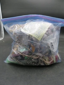 5lbs Assorted Costume Jewelry Lot - Necklaces, Bracelets, Earrings - Pre-Owned - Picture 1 of 11