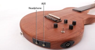 nylon string electric classical guitar Silent travel portable built in effect - Image 1 of 4