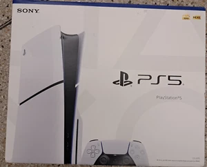 New Sony PlayStation 5 Slim Console Disc Edition 1TB SSD PS5 White CFI-2015 - Bild 1 von 5